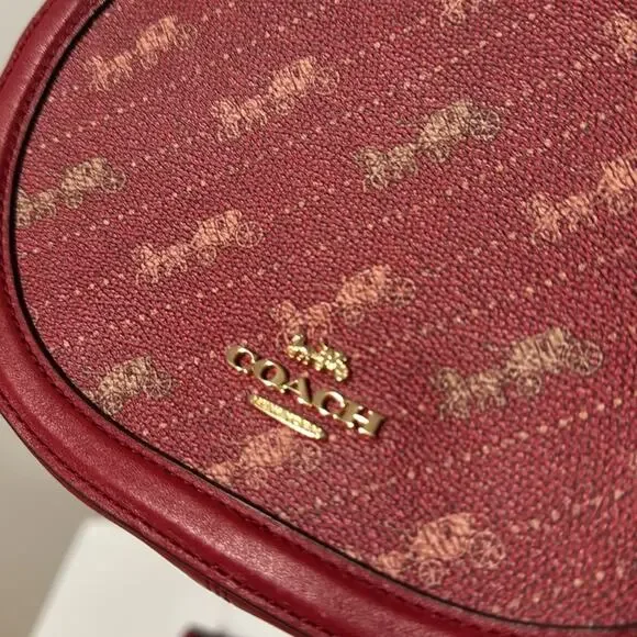 Coach Camera Bag Horse and Carriage Crossbody Leather Holiday Xmas Gift Classic - Picture 2 of 8